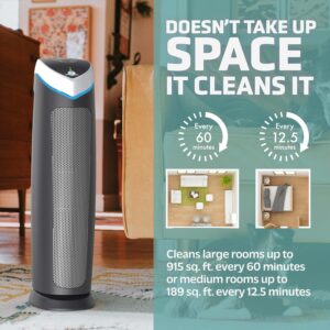 GermGuardian Air Purifier with Genuine HEPA 13 Pet Pure Filter, Removes 99.97% of Pollutants, Covers Large Rooms up to 915 Sq. ft. in 1 Hour, UV-C Light Helps Reduce Germs (3)